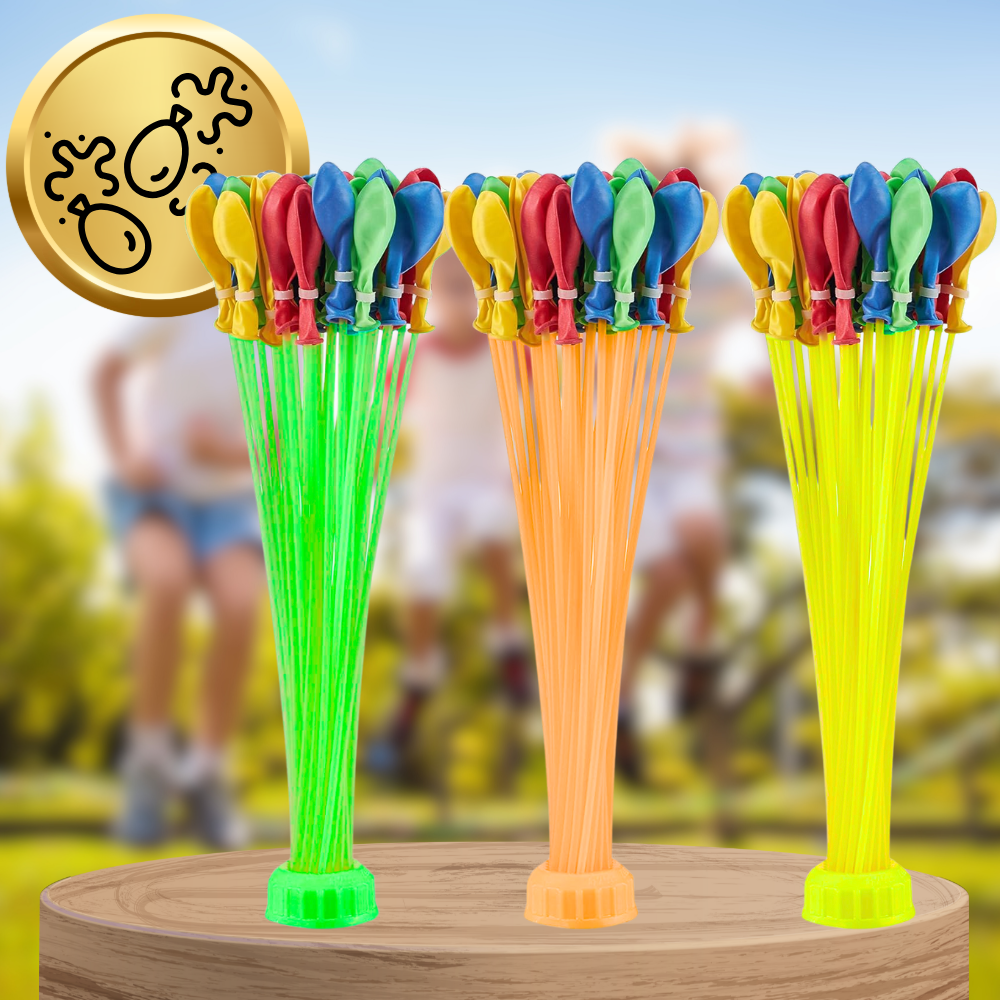 Bakalu Water Balloons 111 Pcs Set, Multi-color