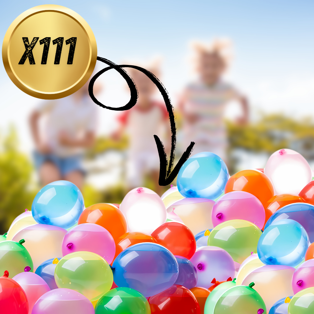 Bakalu Water Balloons 111 Pcs Set, Multi-color