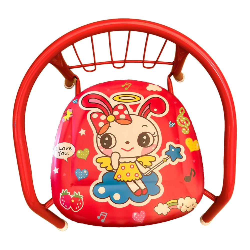 Sturdy Metal Toddler Chair with Soft Padded Seat for Kids