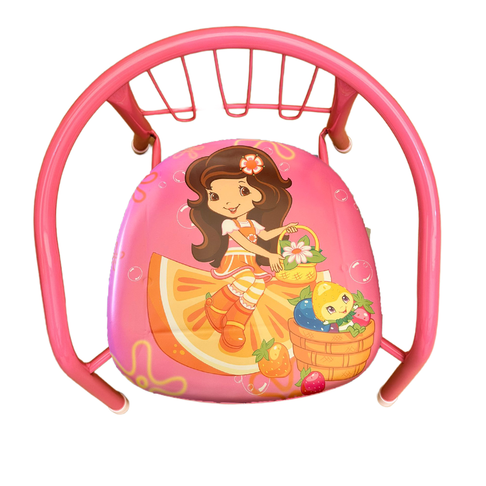 Sturdy Metal Toddler Chair with Padded Seat for Kids Aged 1-4