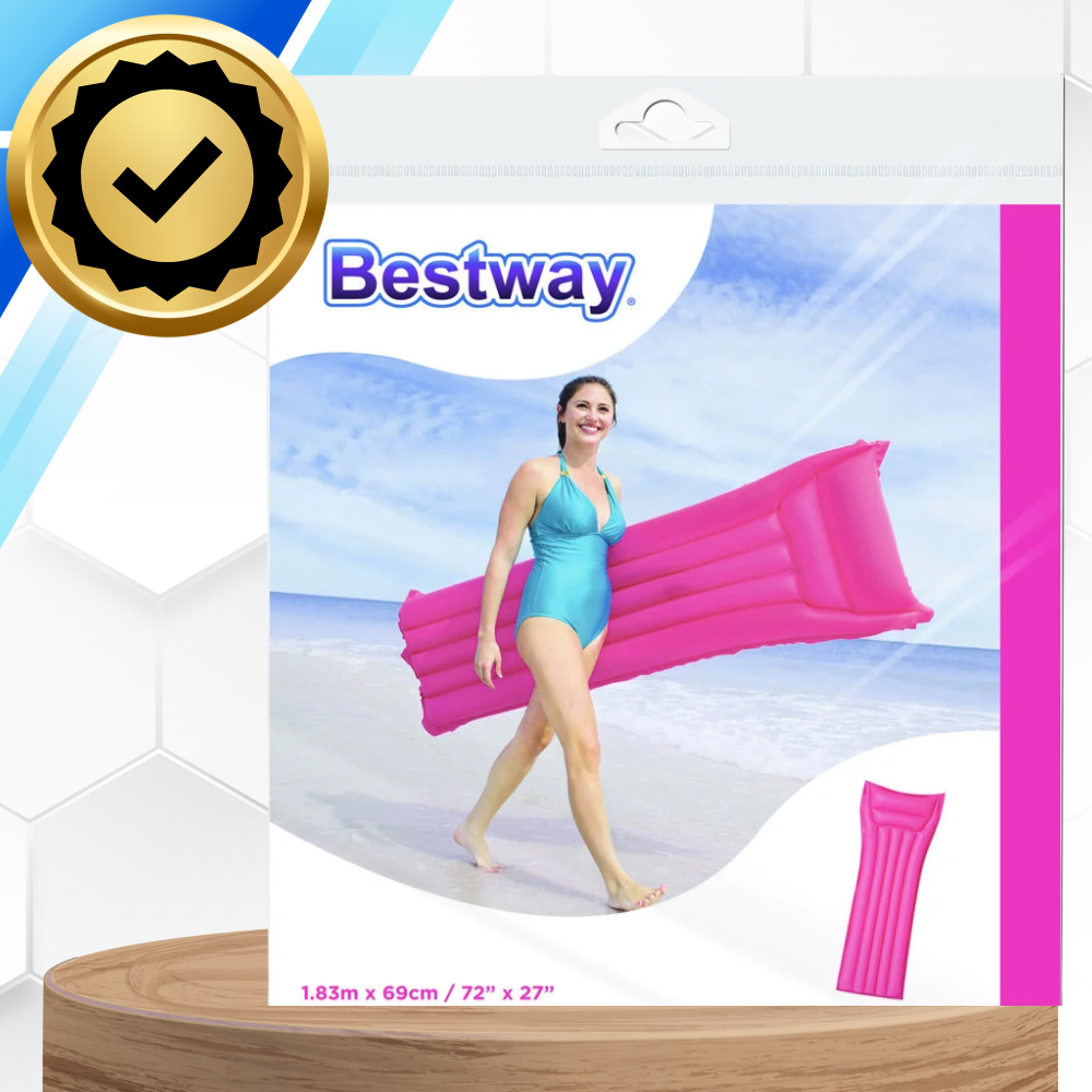Pripučiamas vandens čiužinys Bestway, 183 x 69 cm, rožinis