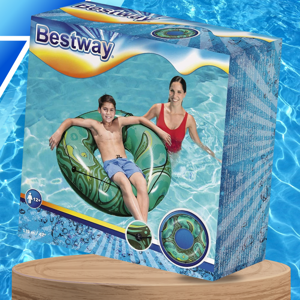 Bestway Snake Inflatable Swim Ring, 119 cm