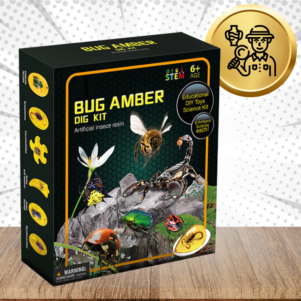 Insect in Amber Excavation Kit for Kids
