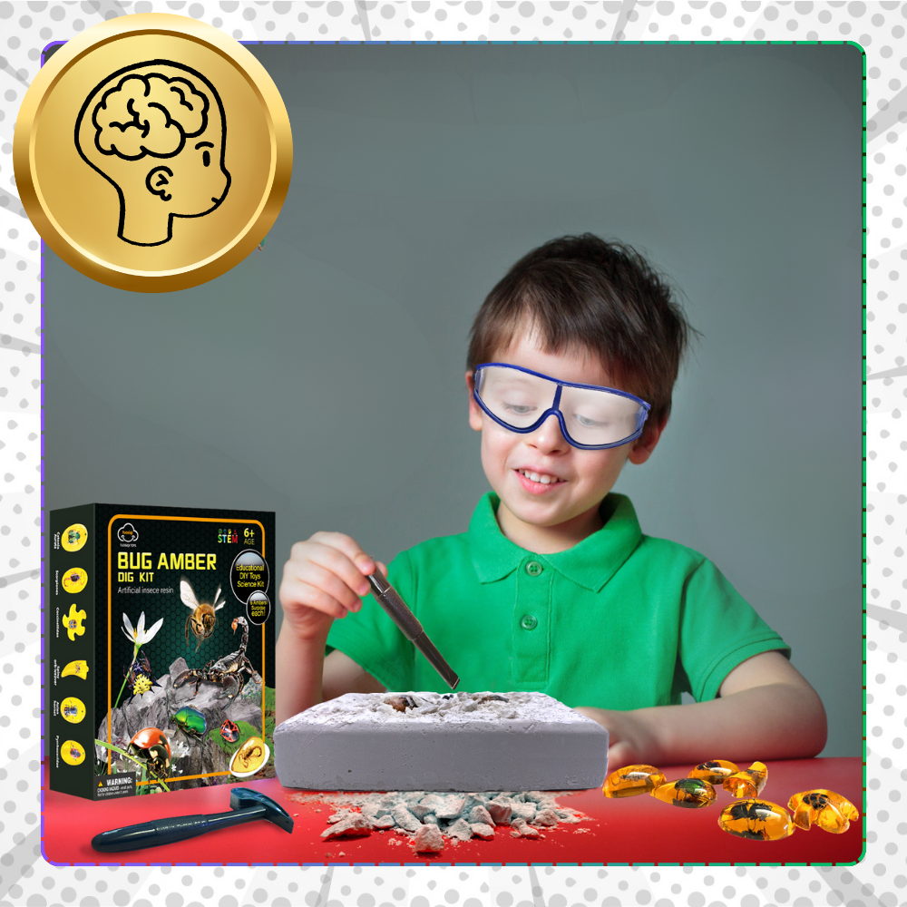 Insect in Amber Excavation Kit for Kids