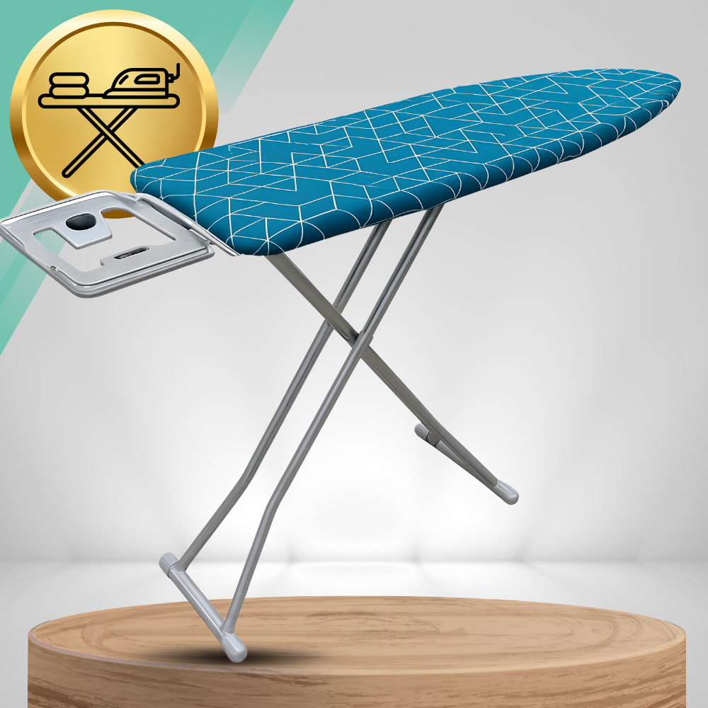 Ironing Board 130x34 cm, Adjustable Height 70–87 cm