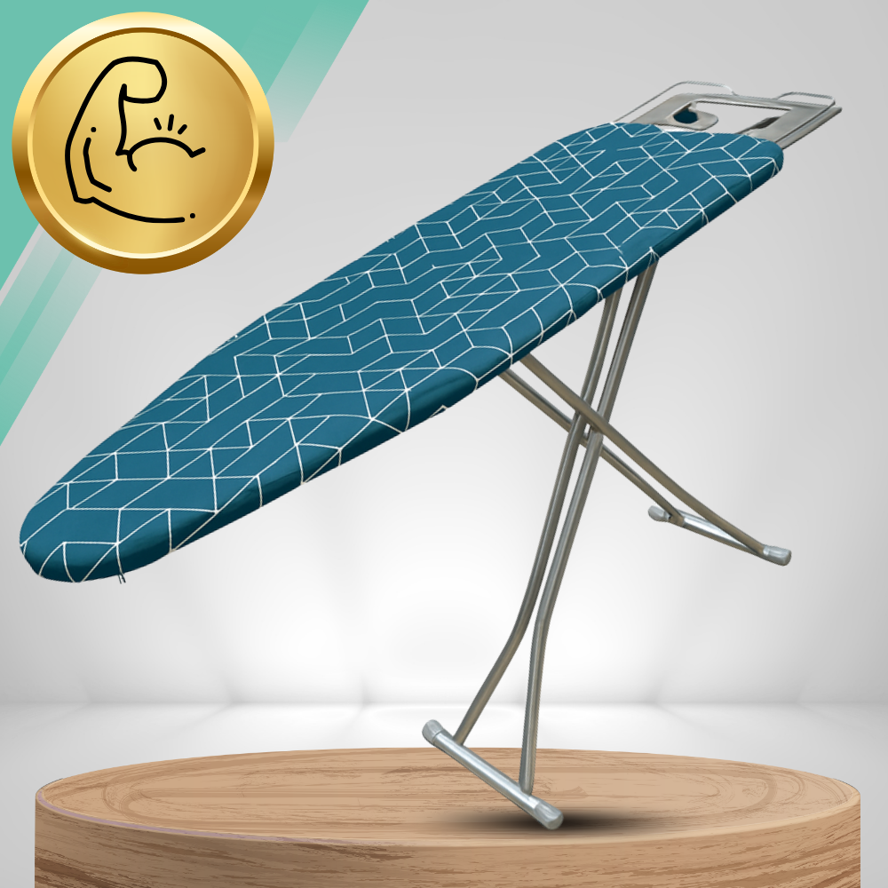 Ironing Board 130x34 cm, Adjustable Height 70–87 cm