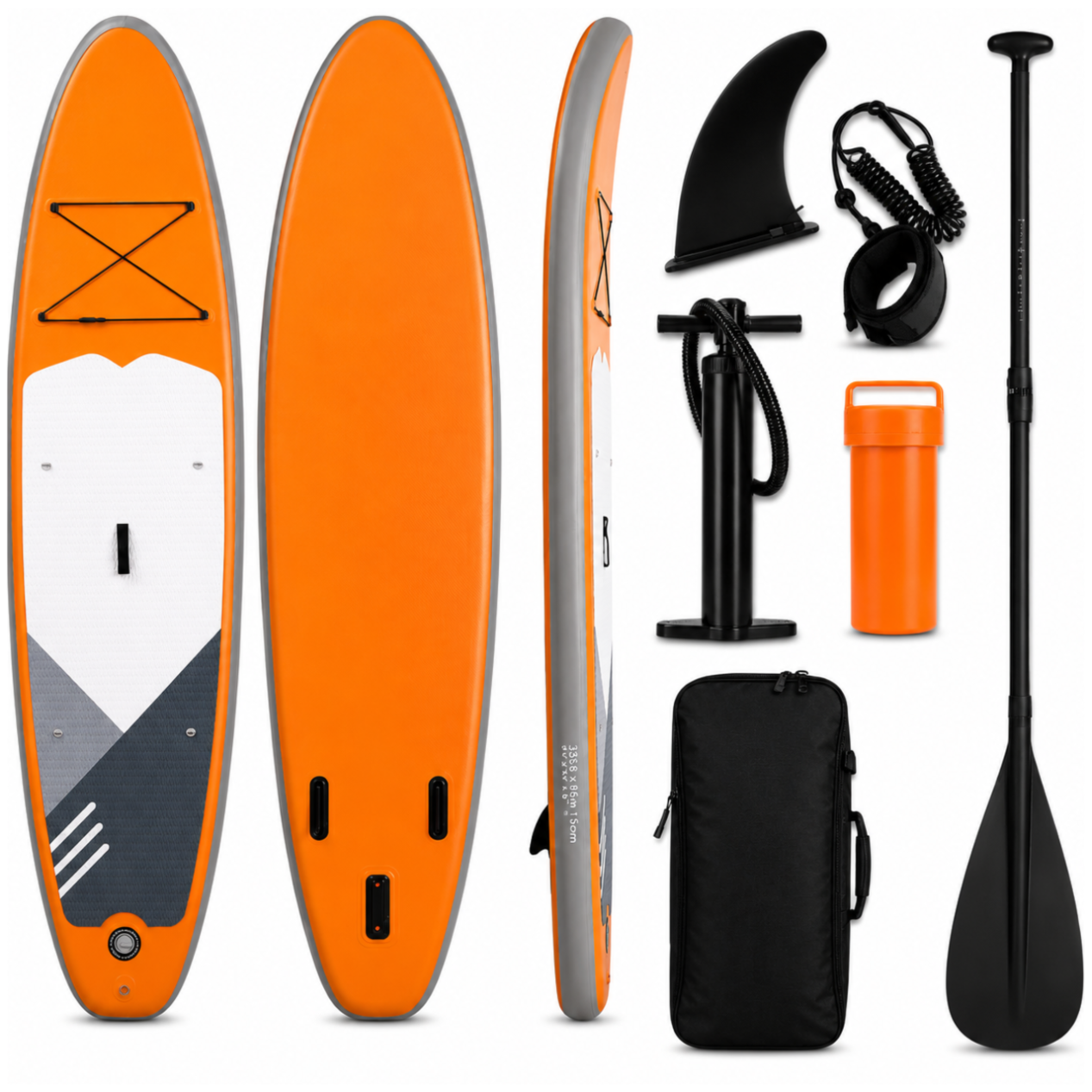 AquaPaddle Cruise Orange SUP irklentė 335x84x15 cm su priedų rinkiniu