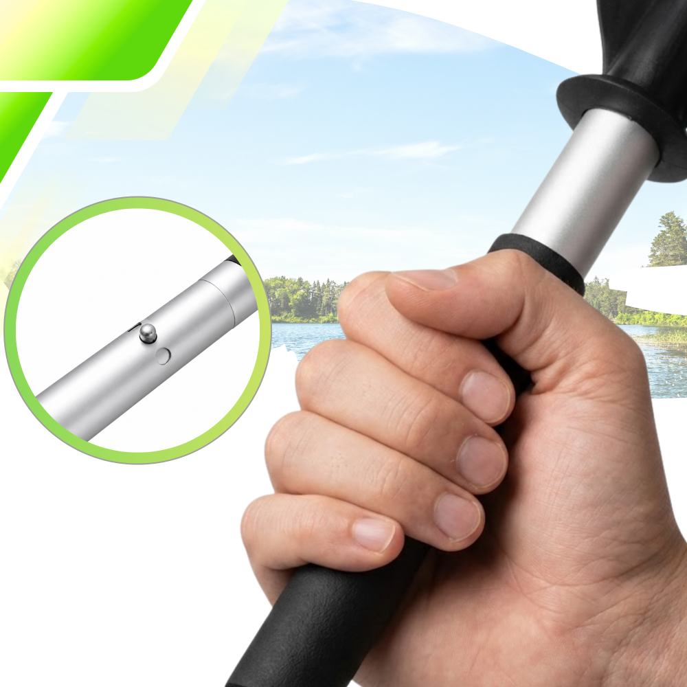 Folding Aluminum Paddle for Kayak, SUP Board and Boat, 221 cm