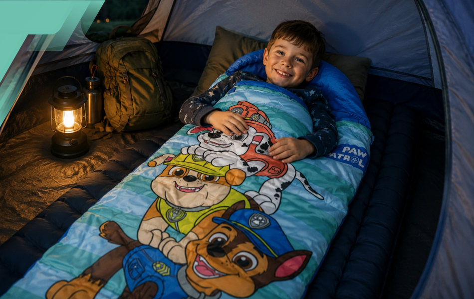 Vaikiškas miegmaišis Paw Patrol Spin Master 170 x 70 cm, mėlynas