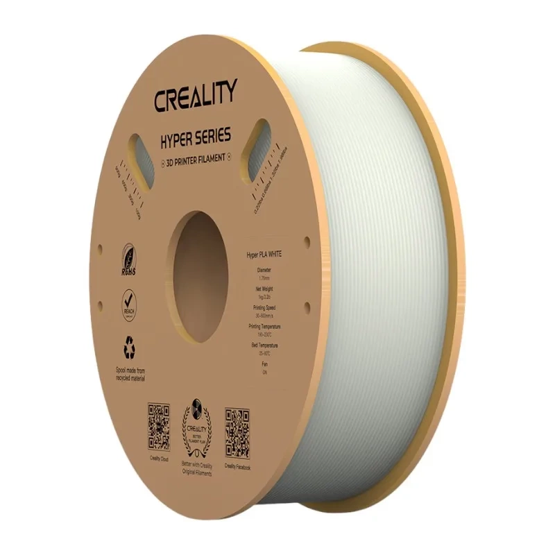 Creality Hyper PLA 3D plastikas 1.75mm 1kg baltas