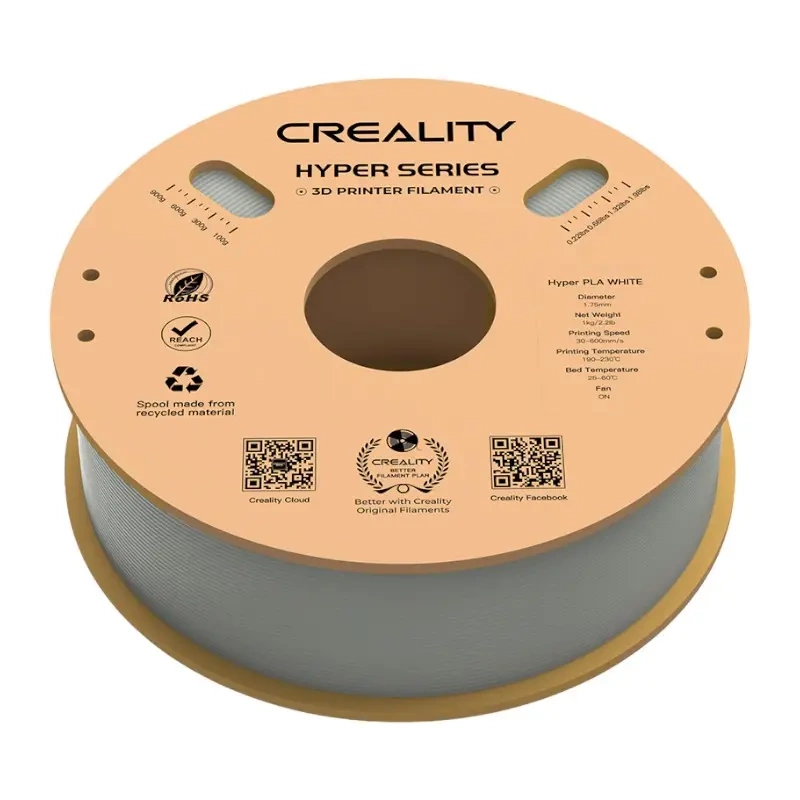 Creality Hyper PLA 3D plastikas 1.75mm 1kg baltas