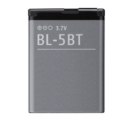 Extra Digital Battery for Nokia BL-5BT (870 mAh)