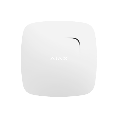 Belaidis dūmų ir karščio jutiklis Ajax FireProtect, baltas