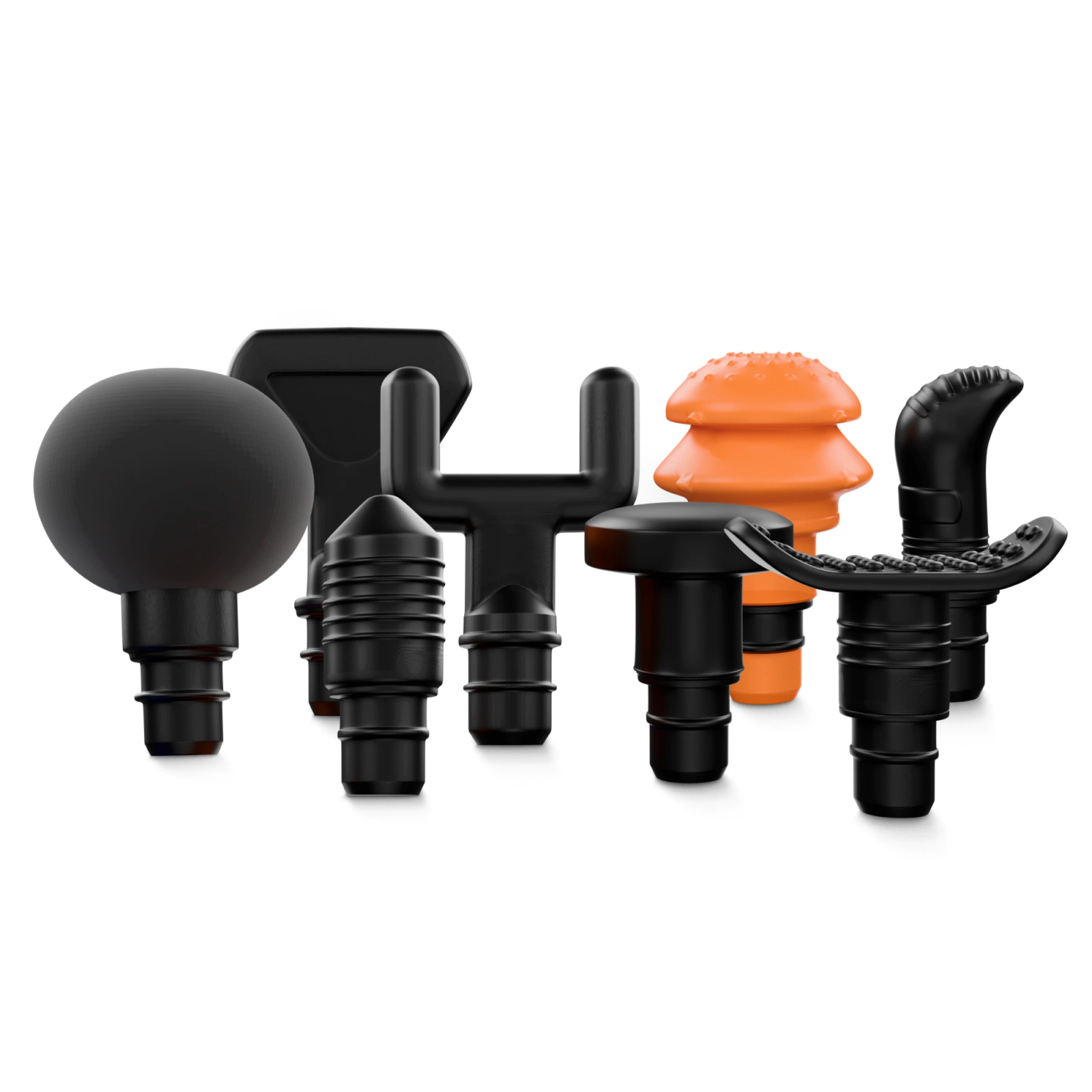 4Fizjo Massage Gun Attachment Set, 8 pcs