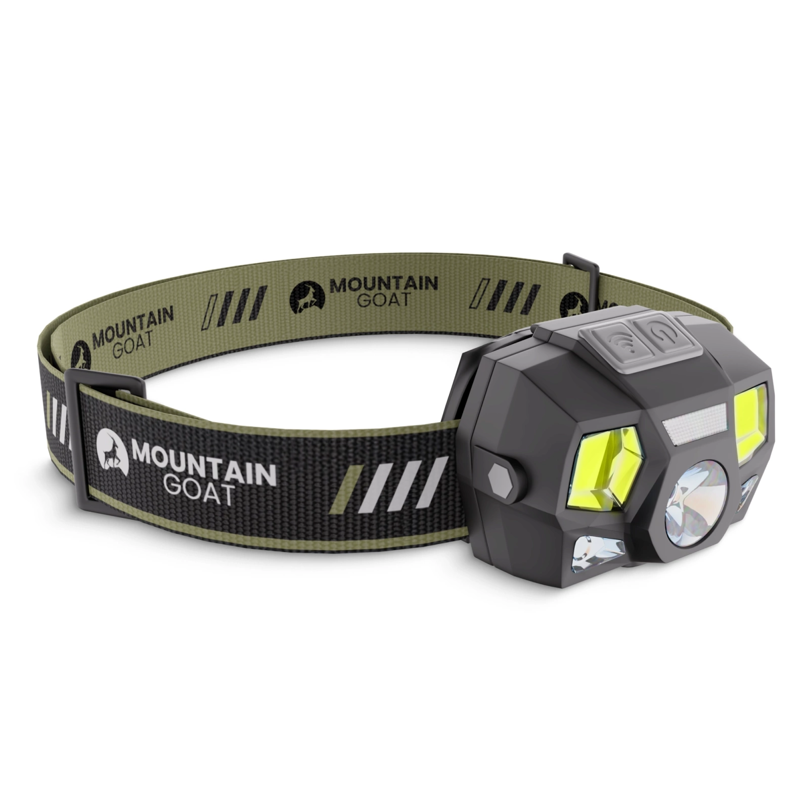 Galvos žibintuvėlis 4Fizjo Mountain Goat LED, 350 LM, juodas