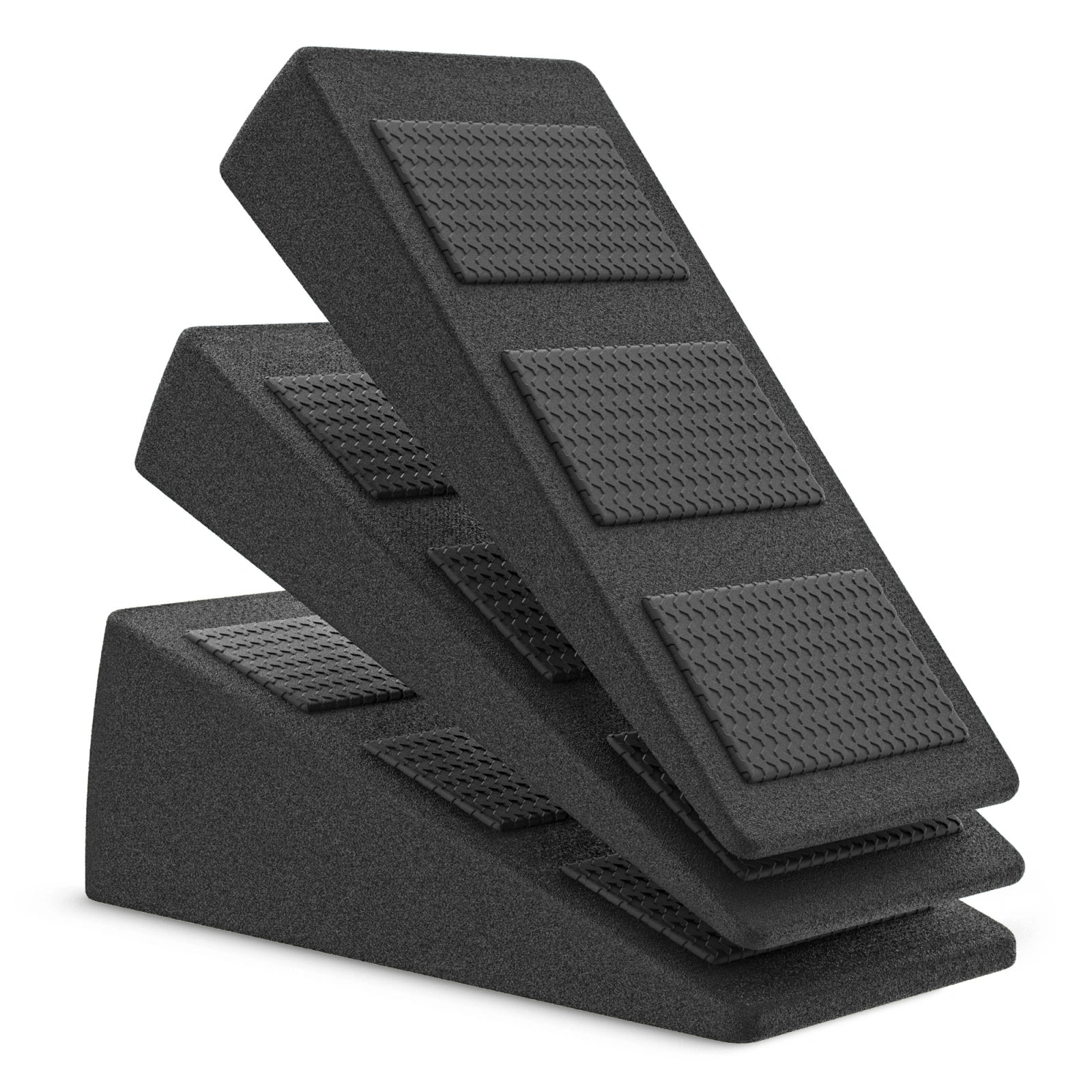 Reguliuojama blauzdų tempimo platforma 4Fizjo Slant Board, juoda
