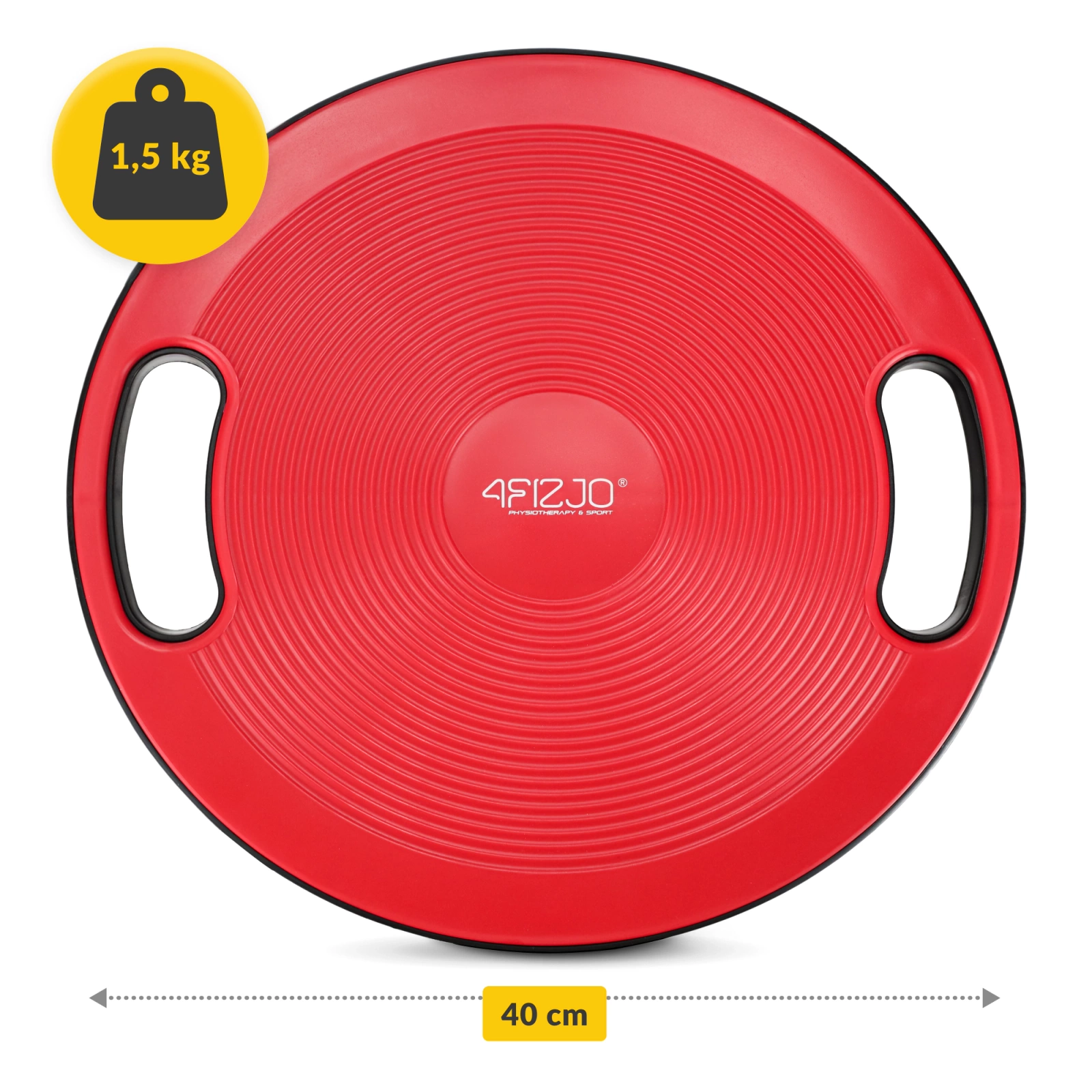 4FIZJO Balance Disc Wobble Board for Core Training, Red