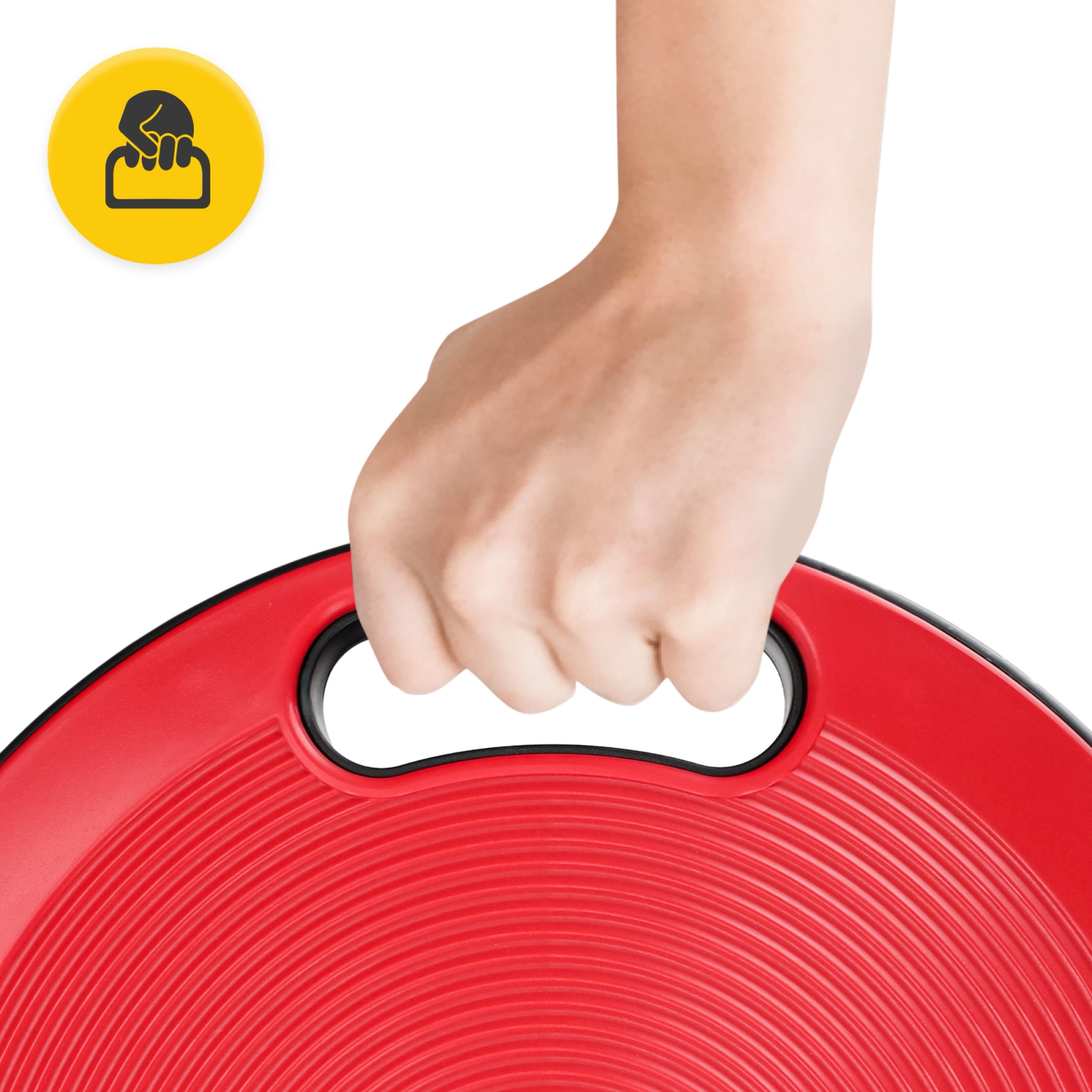 4FIZJO Balance Disc Wobble Board for Core Training, Red