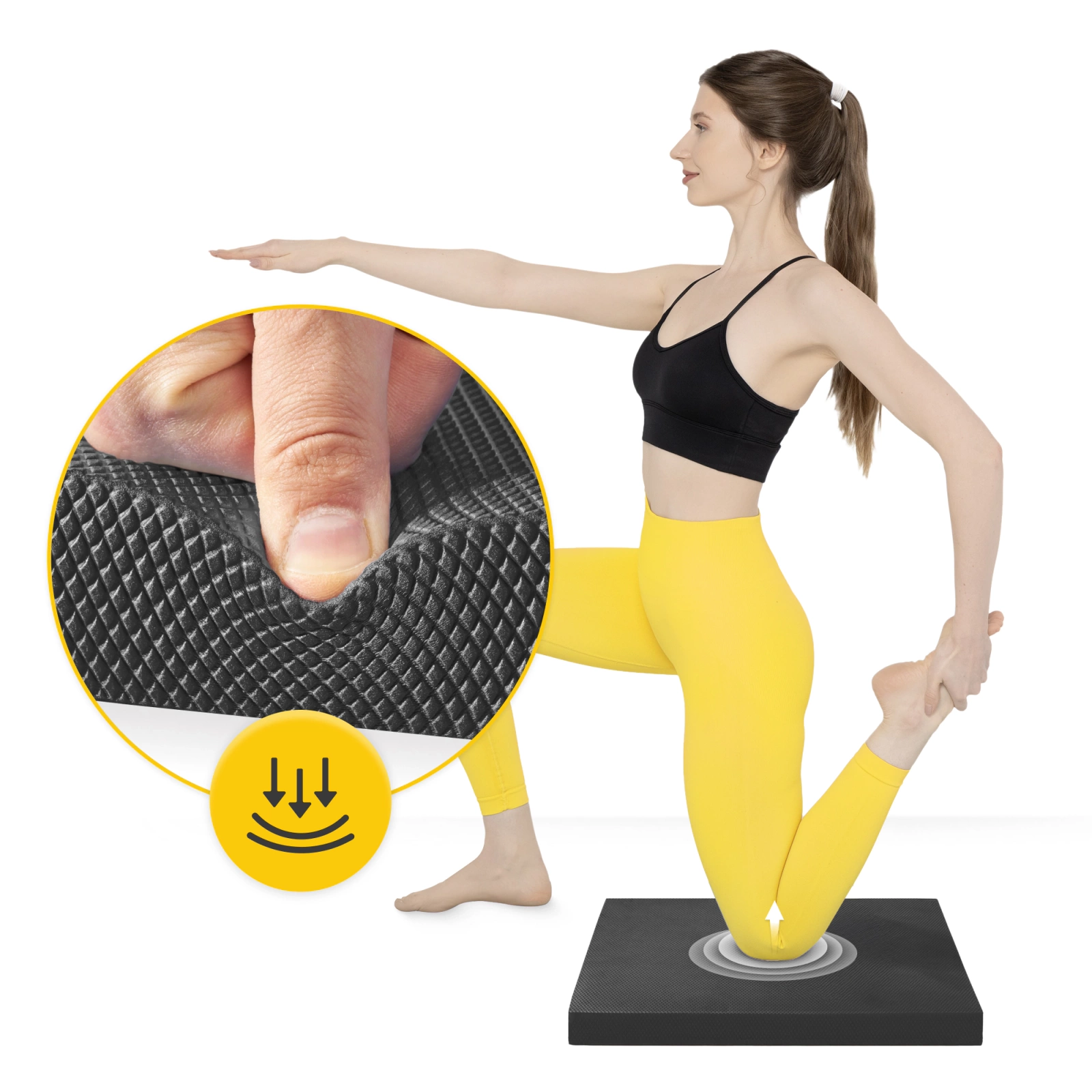 4Fizjo Balance Pad, Black