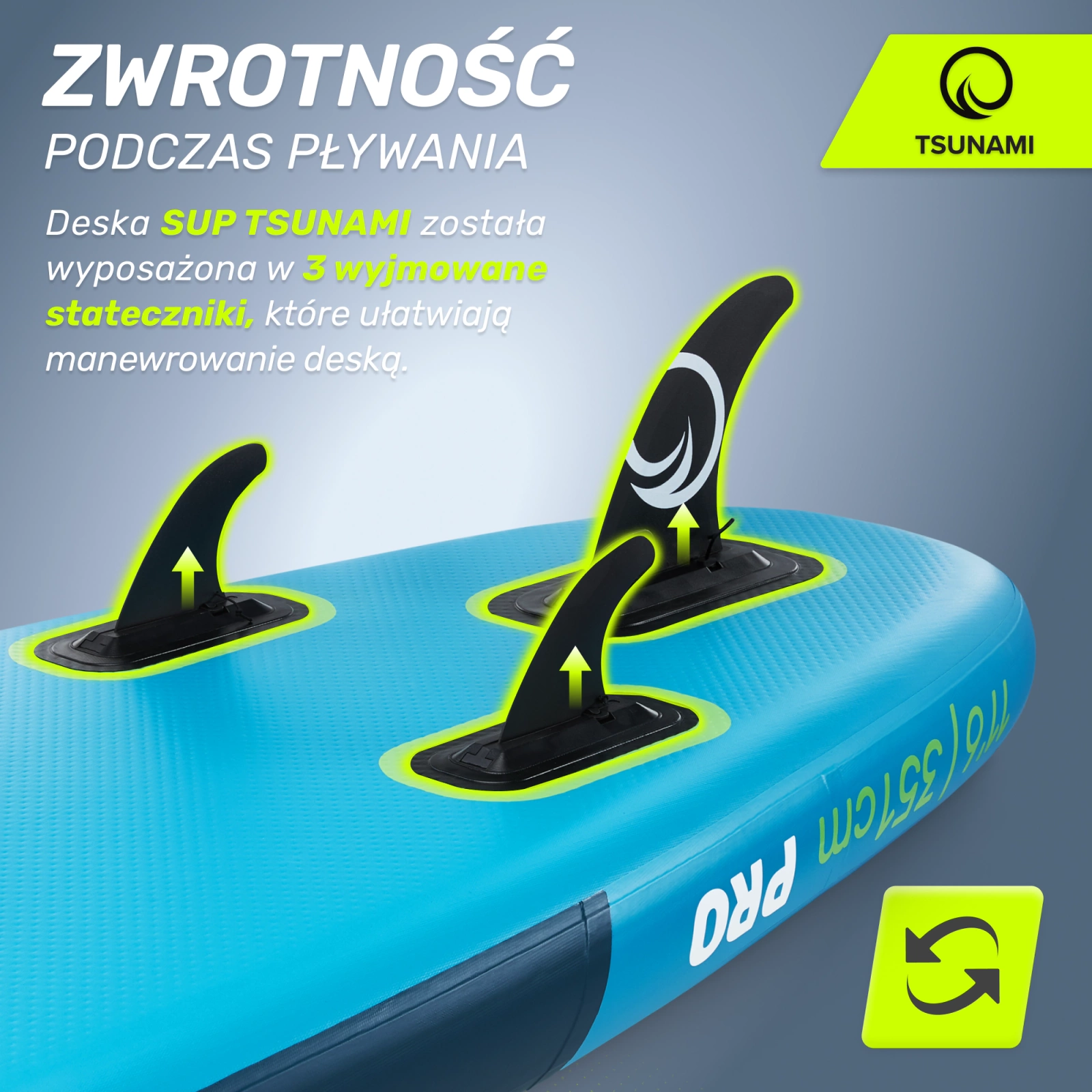 Pripučiama irklentė 4Fizjo PRO TSUNAMI 350 cm T15, įvairiaspalvė