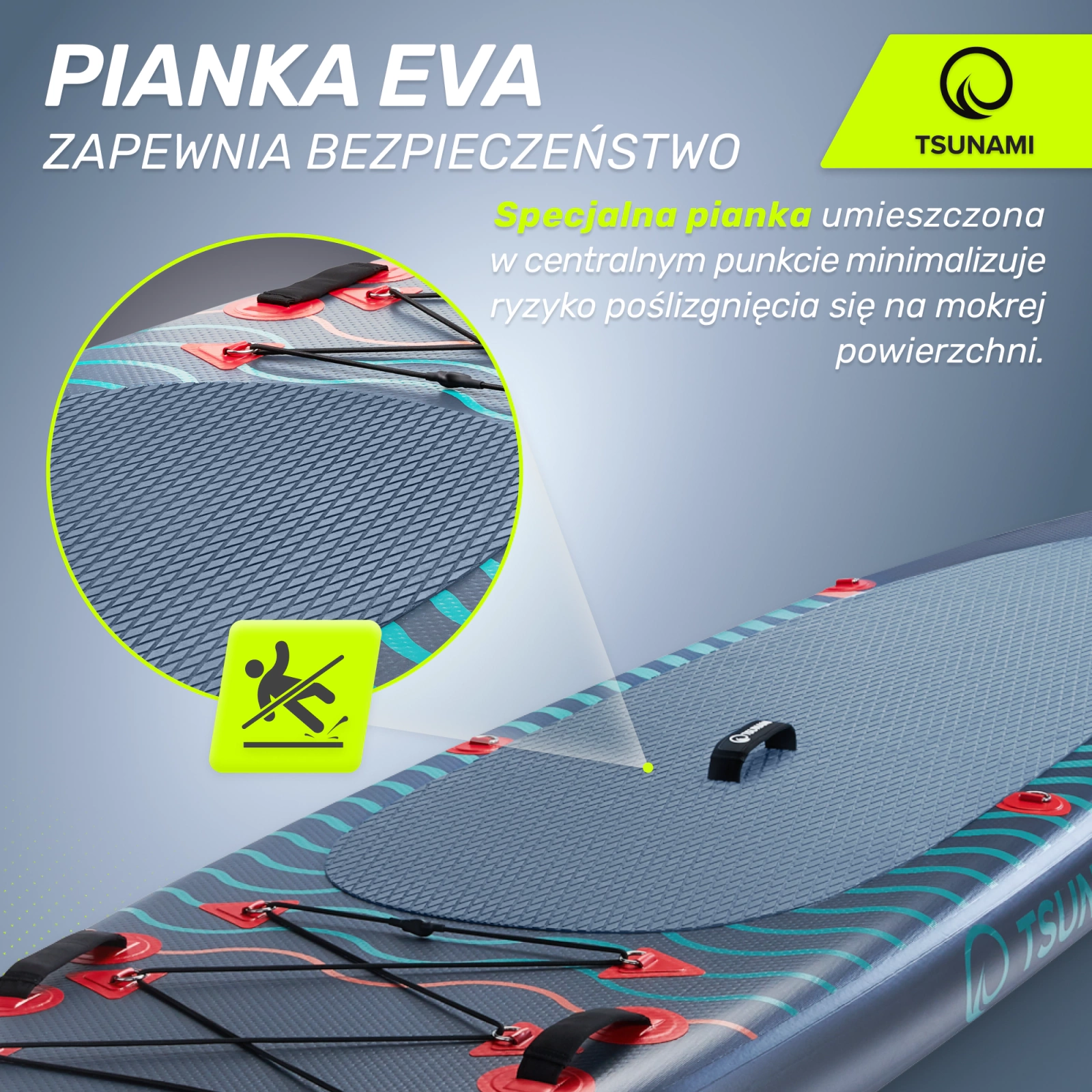 Pripučiama SUP irklentė 4Fizjo TSUNAMI 350 cm, įvairiaspalvė