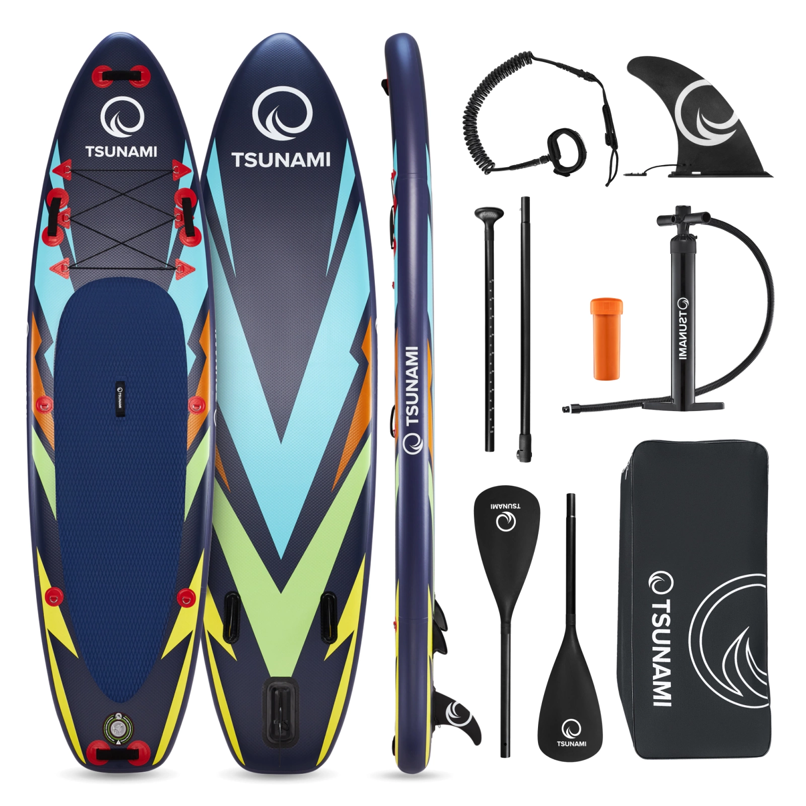 Pripučiama SUP irklentė 4Fizjo TSUNAMI T08, 320 cm, įvairiaspalvė