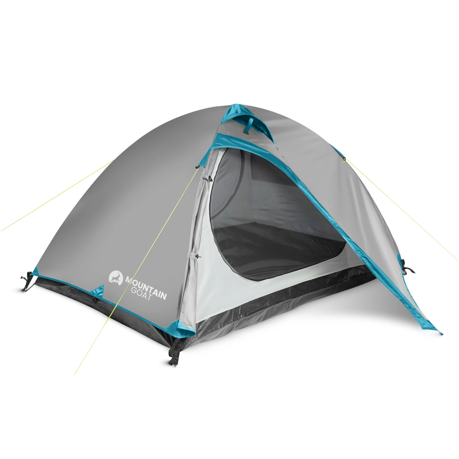 Dvivietė turistinė palapinė Mountain Goat Prime Duo 133202, pilka