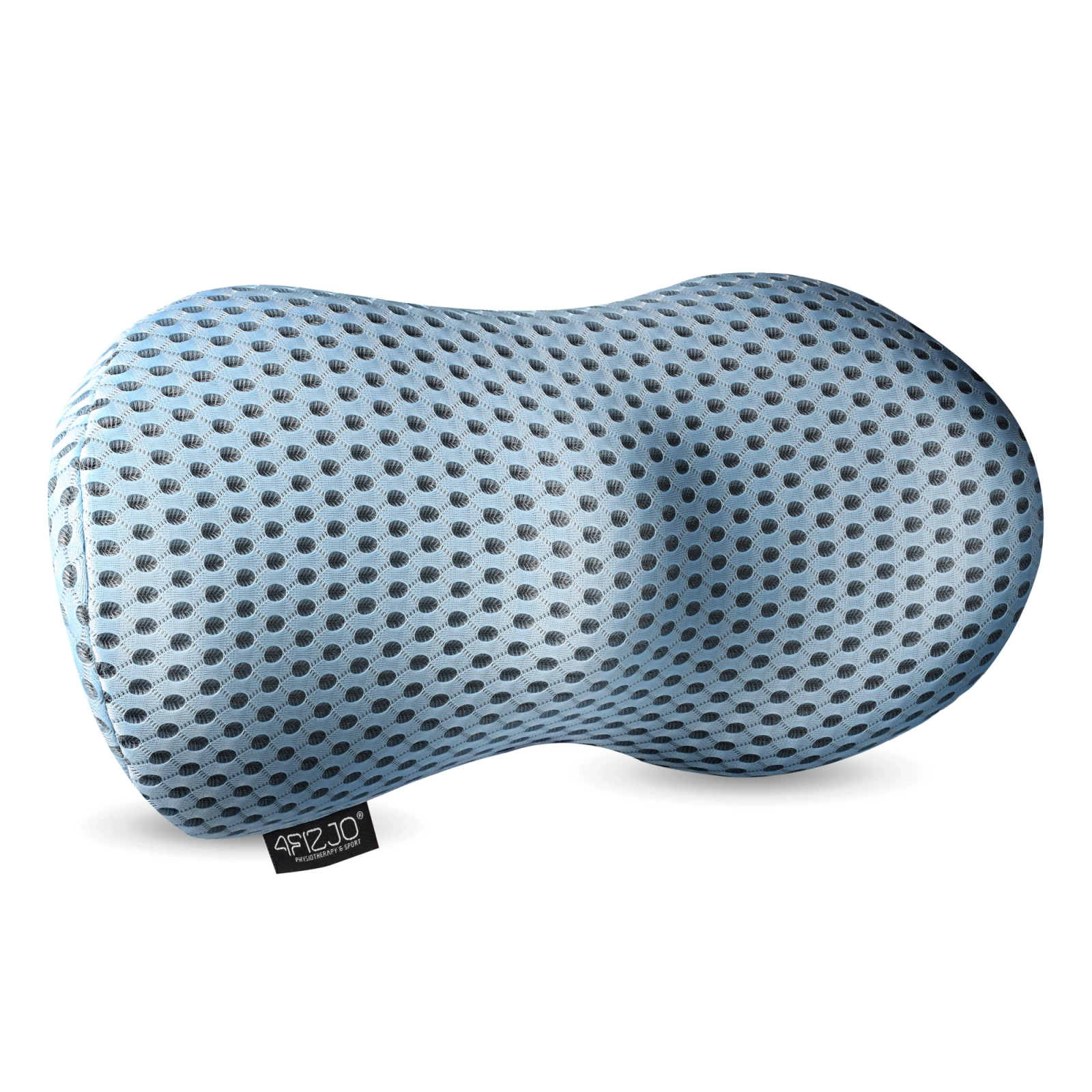 Orthopedic Lumbar Support Pillow with Memory Foam, Blue
