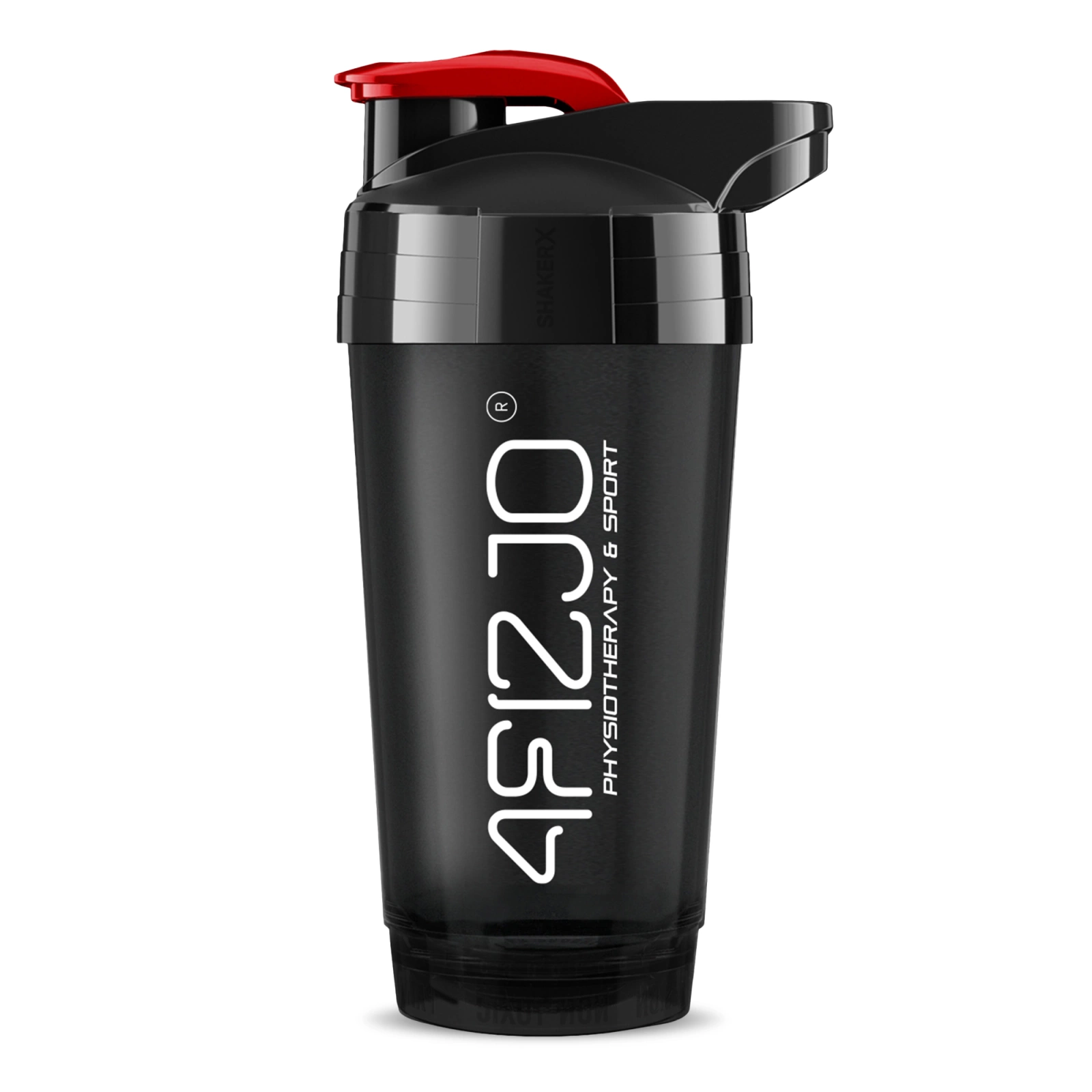 4Fizjo 1817 Sports Shaker, 700 ml, Black/Red