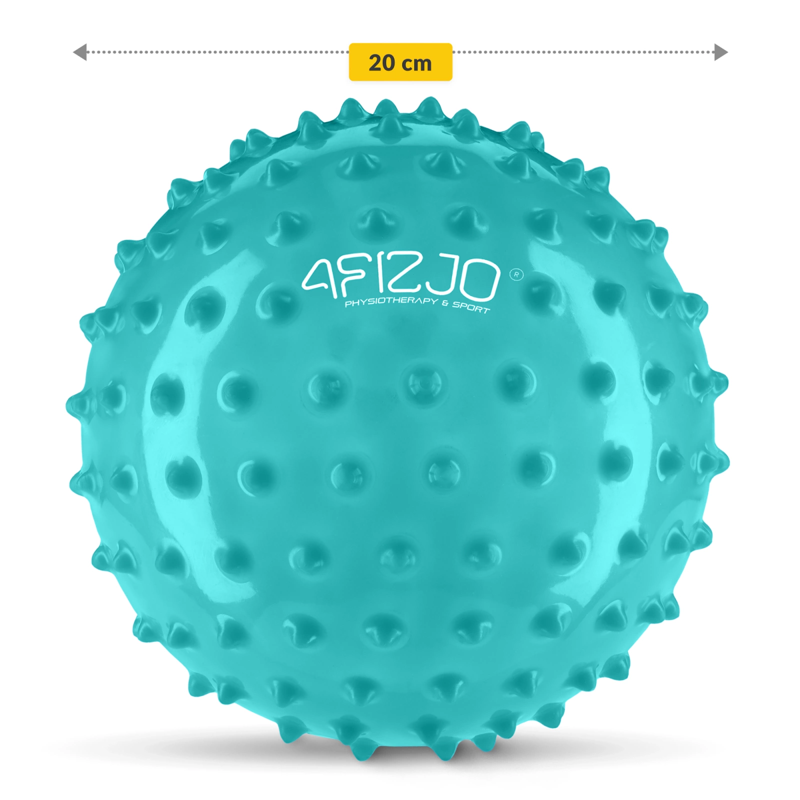 4Fizjo 1869 Sensory Rehabilitation Ball with Spikes 20 cm Mint