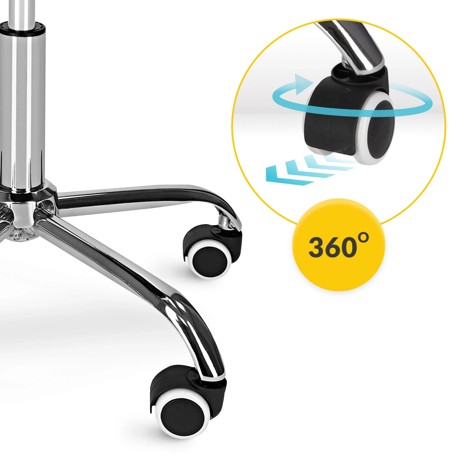 Ergonominė balno formos masažo kėdė 4Fizjo ERGO, juoda