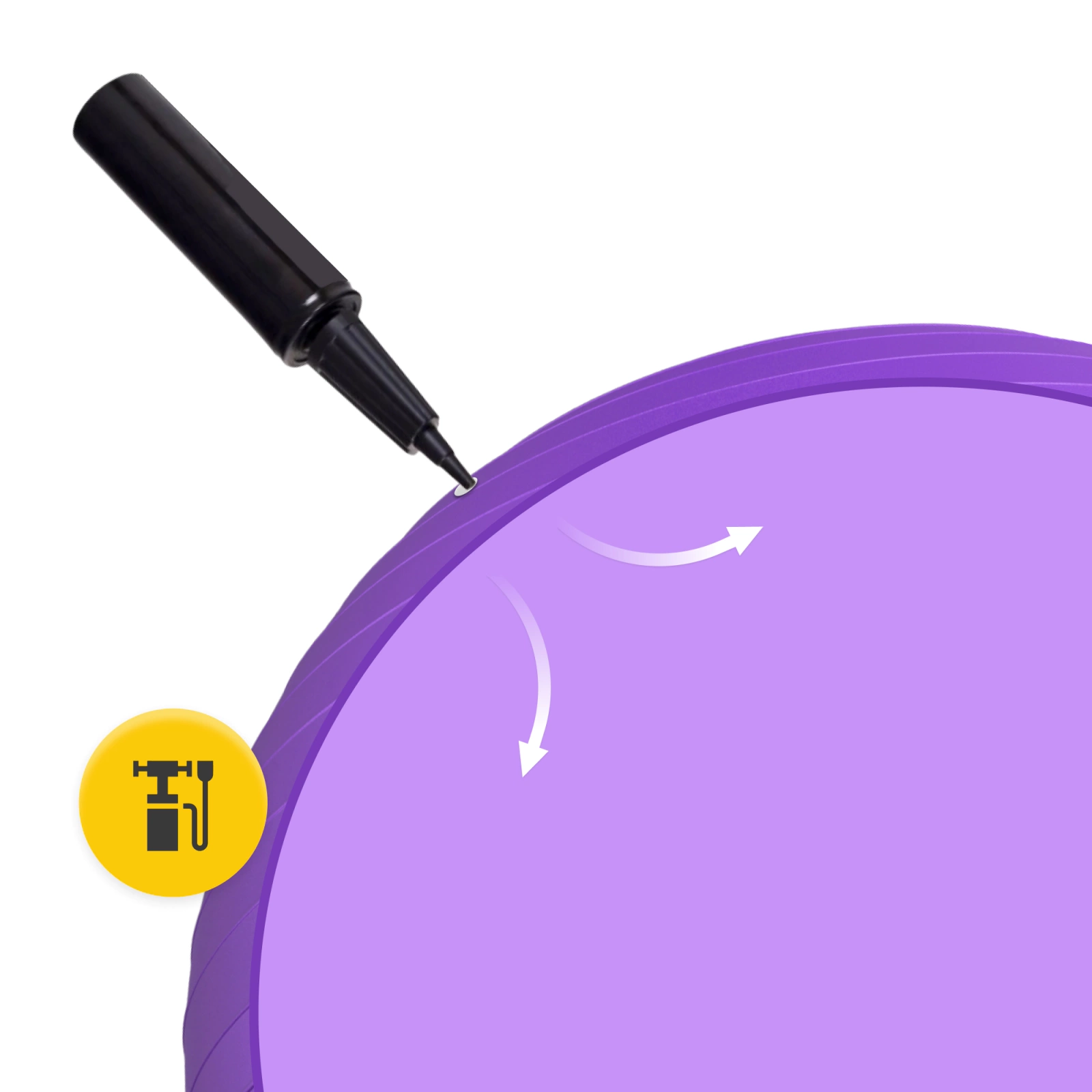 4Fizjo 1760 Gymnastic Ball 85 cm, Purple