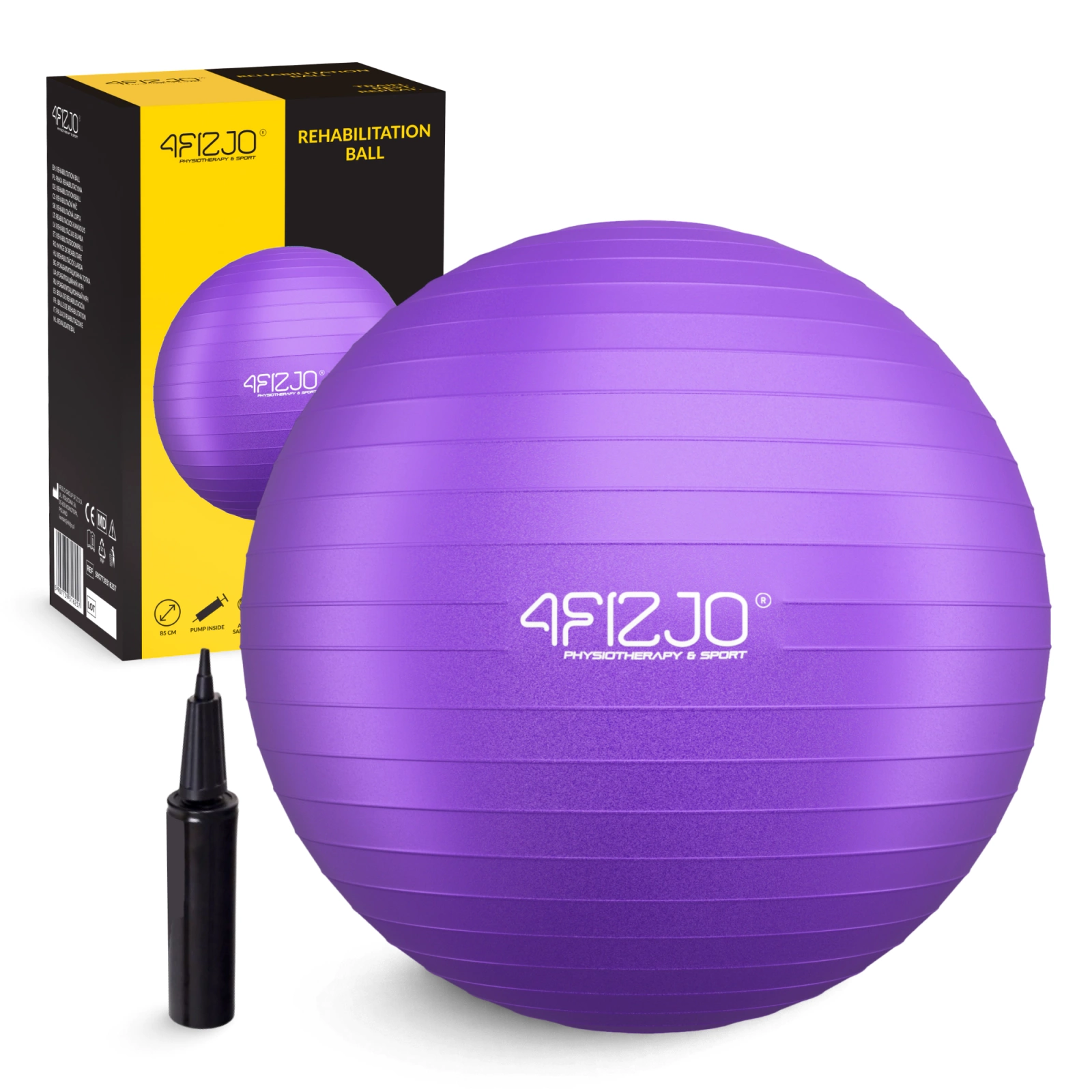 4Fizjo 1760 Gymnastic Ball 85 cm, Purple