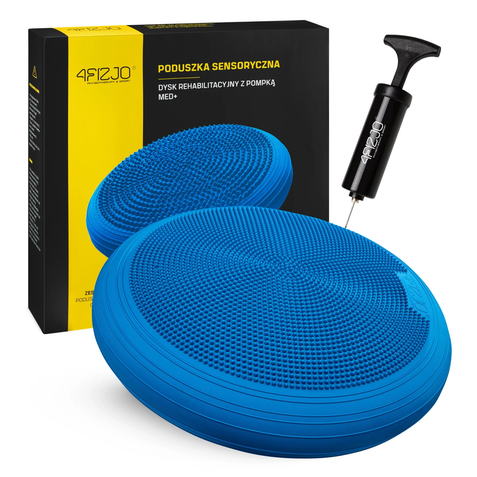 4Fizjo MED+ 134 sensomotorinė pagalvėlė, 60 cm, mėlyna