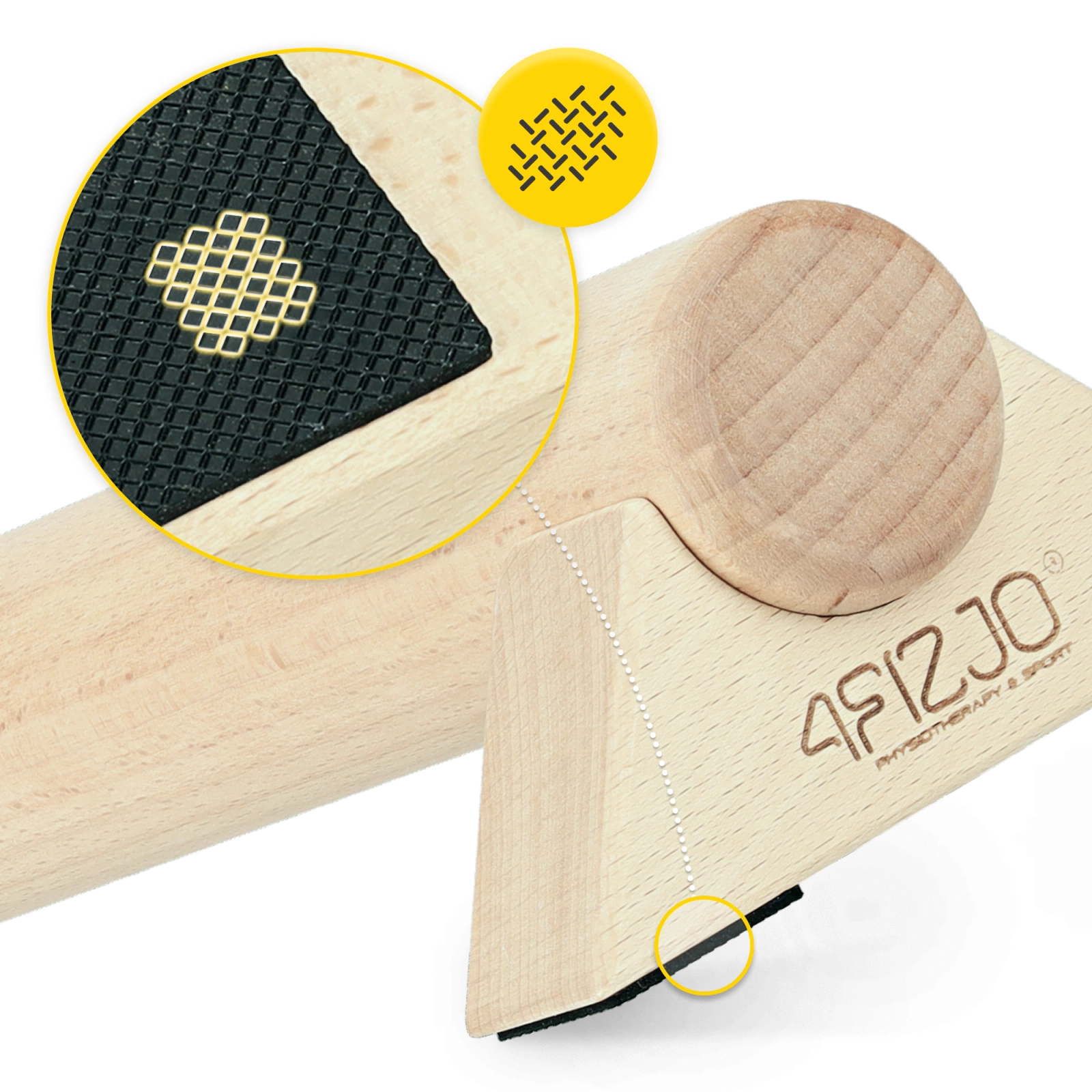 Medinis pusiausvyros rąstas 4Fizjo, 100 cm