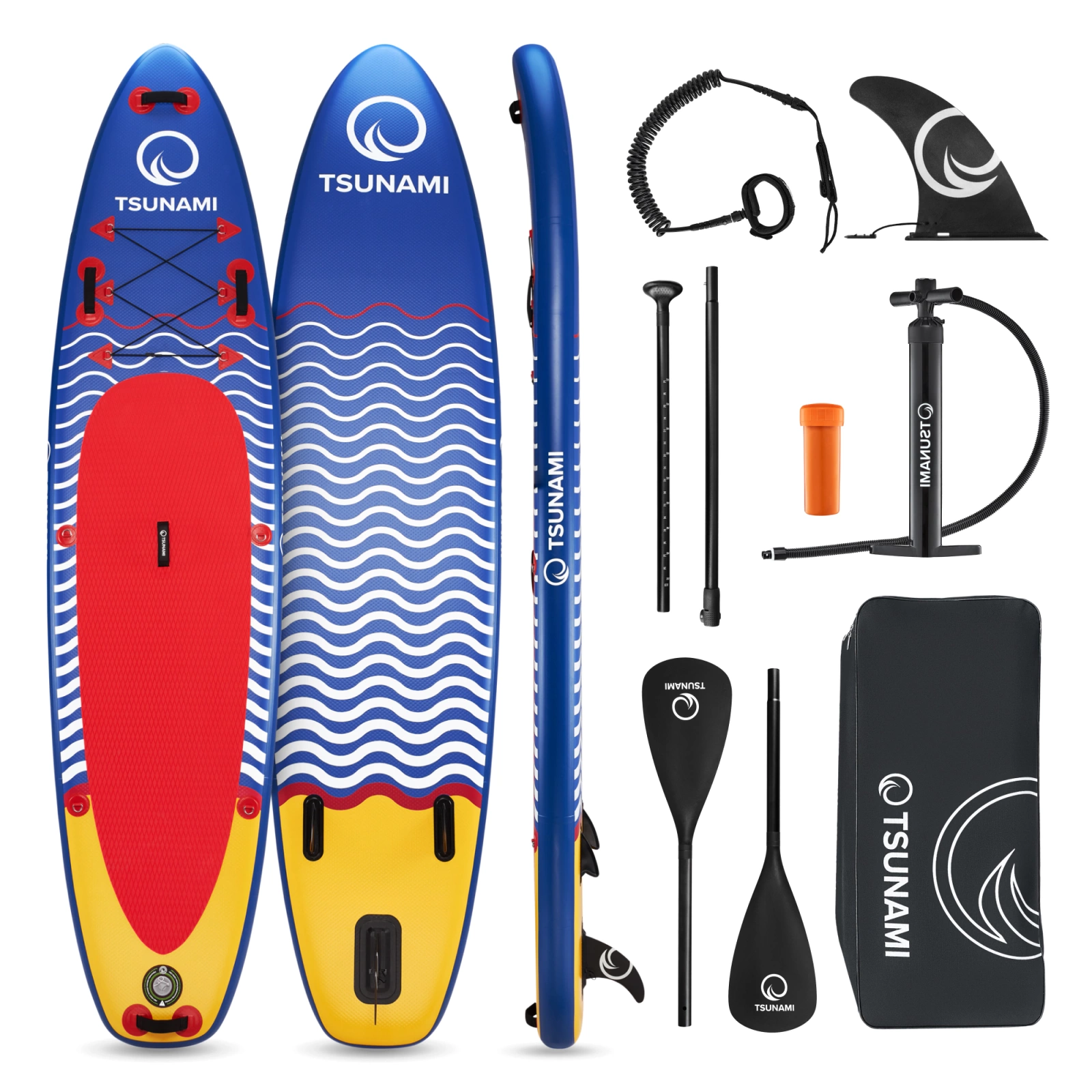 Pripučiama SUP irklentė 4Fizjo TSUNAMI, 350 cm