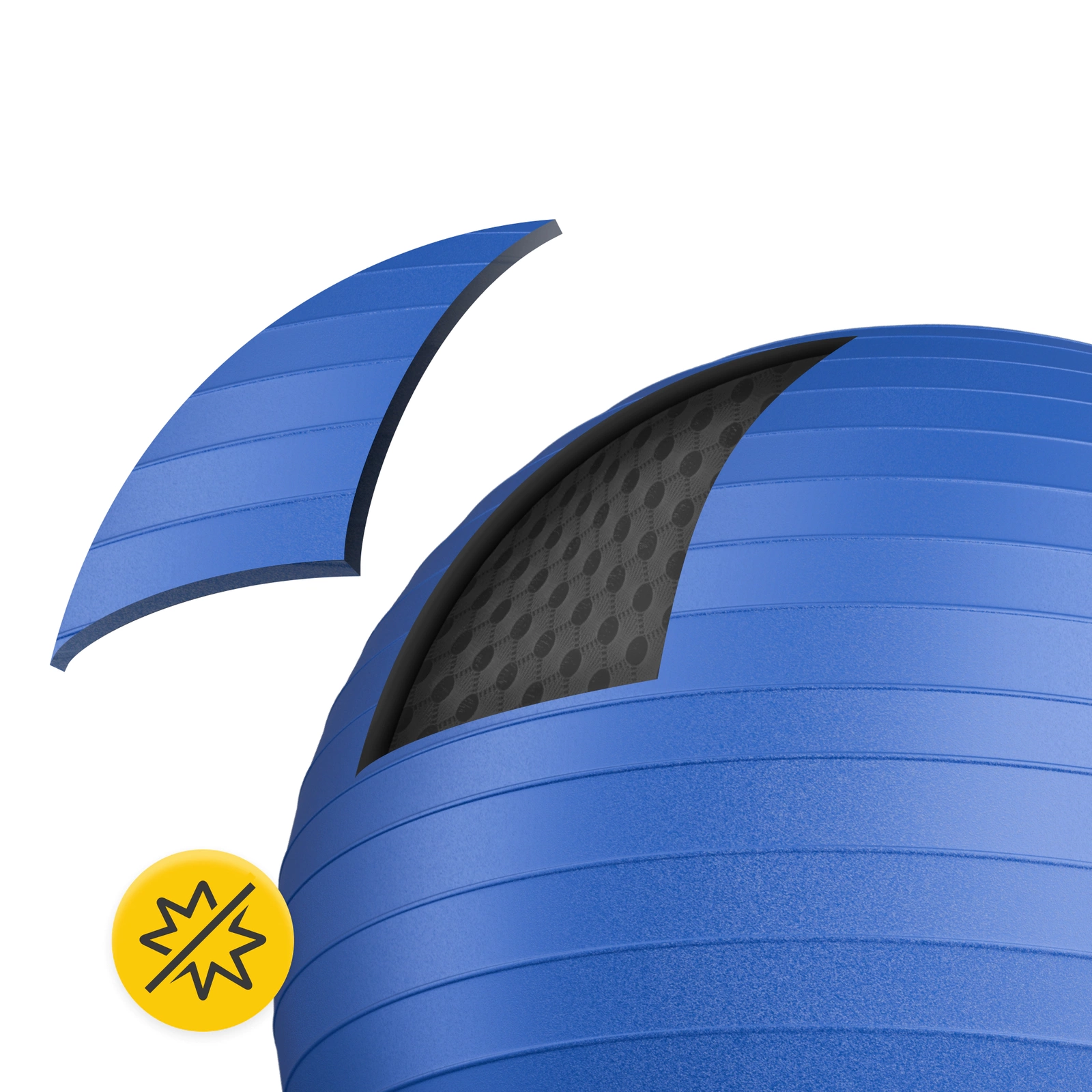 4Fizjo Reh Ball Exercise Ball 85 cm, Blue
