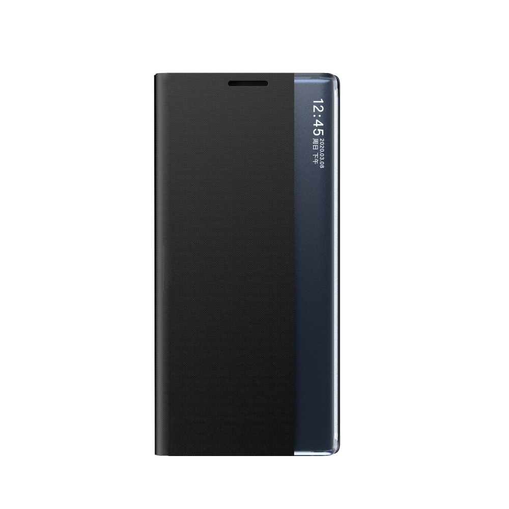 Hurtel Samsung Galaxy S24 Ultra Flip Case New Sleep View, Black