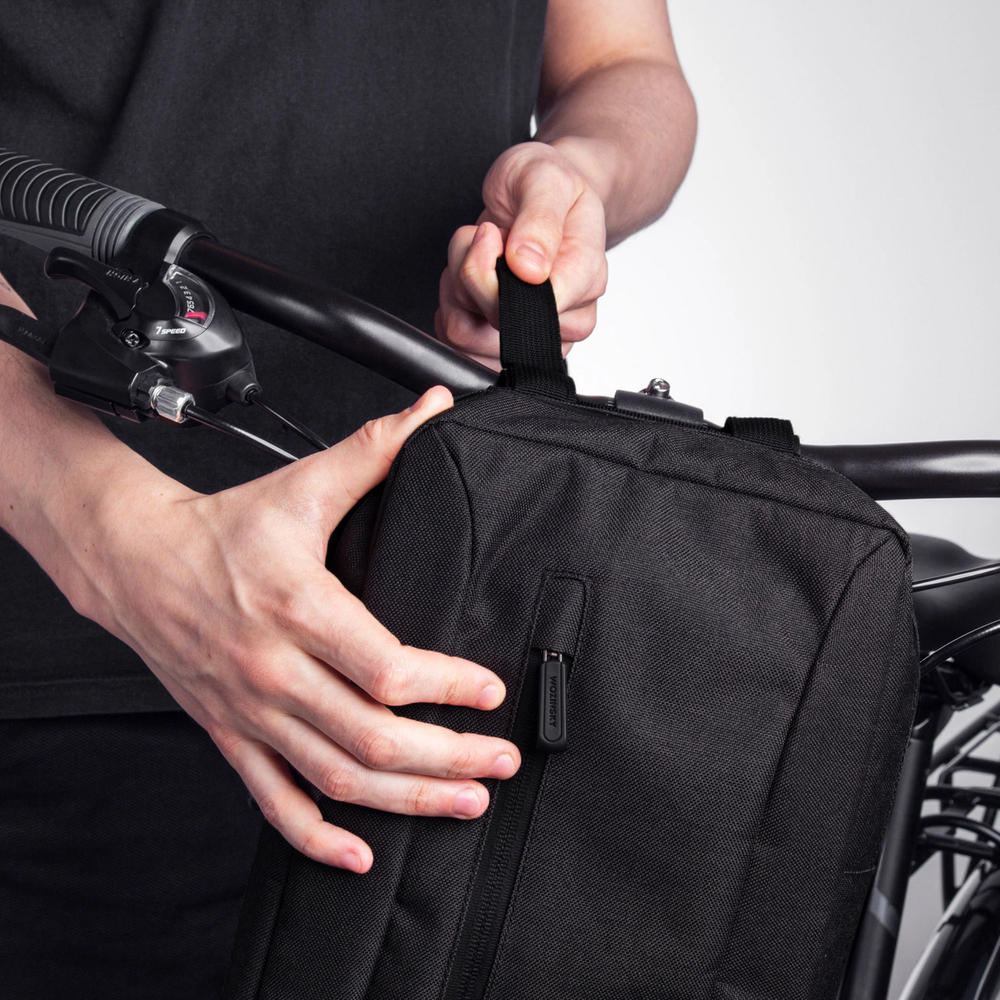 Wozinsky WSB6GR Scooter / Bicycle Handlebar Bag 5L, Gray
