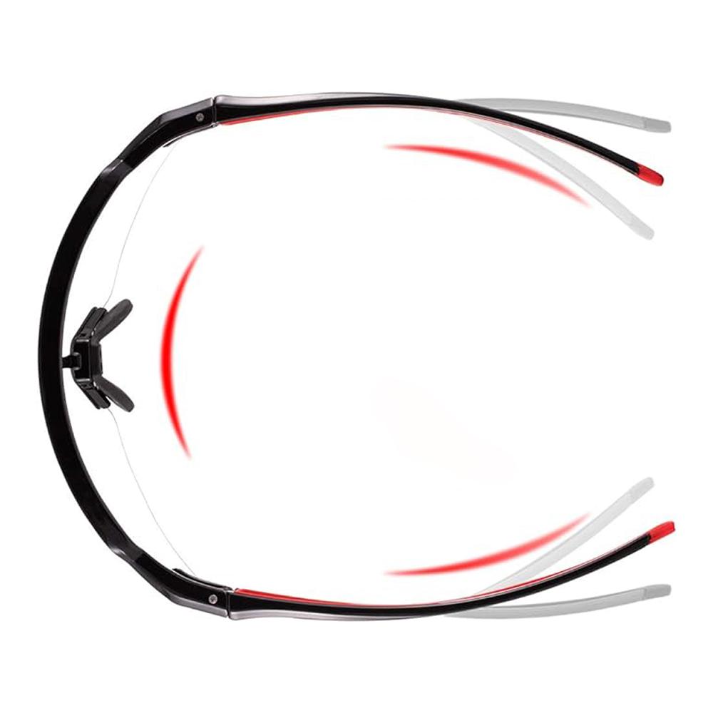 Rockbros 10173 Photochromic Cycling Glasses, Black/Red