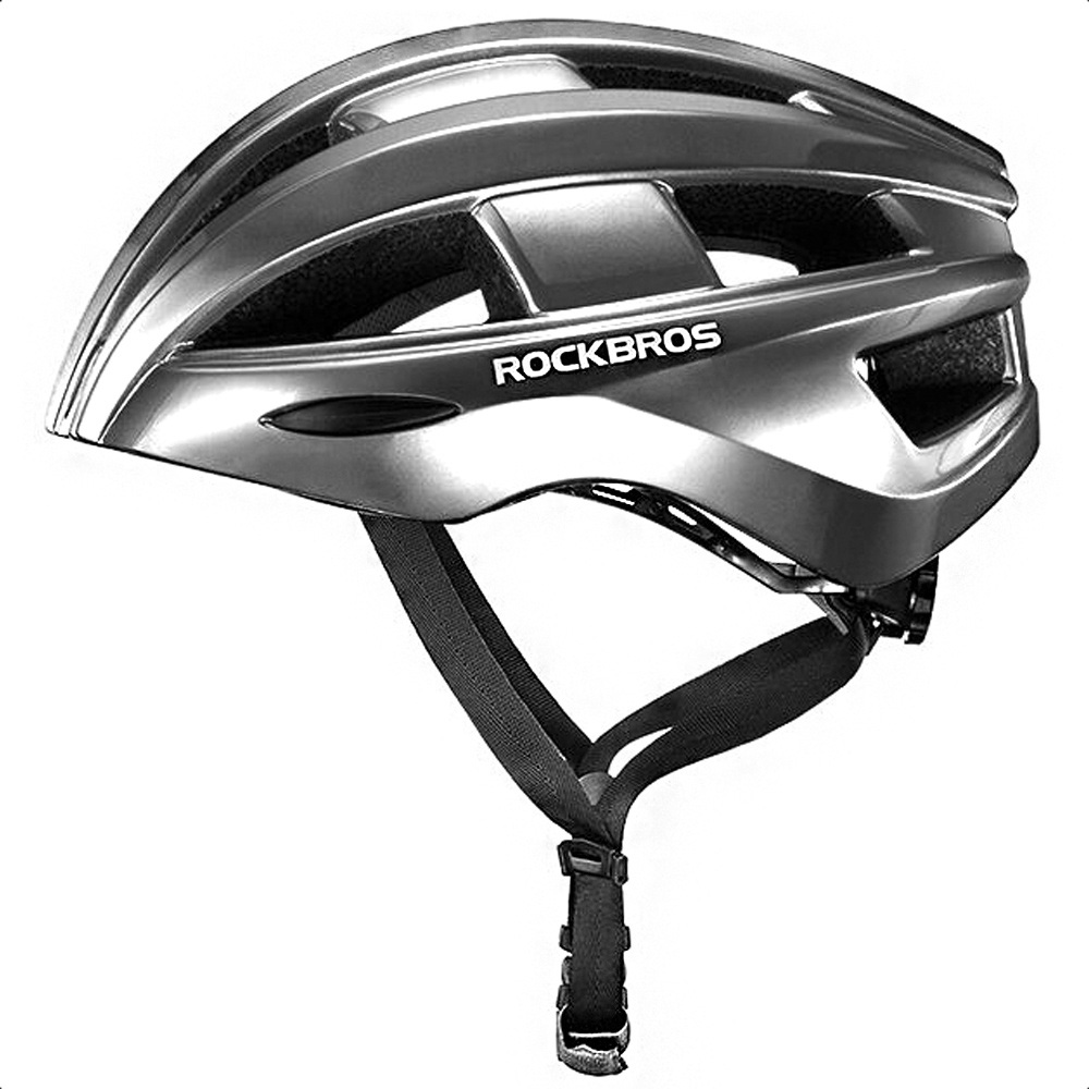 Rockbros ZK-013TI dviratininko šalmas (55-60 cm), pilkas