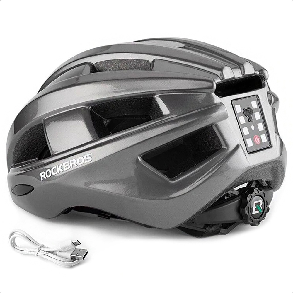 Rockbros ZK-013TI Bike Helmet 55-60cm, Gray