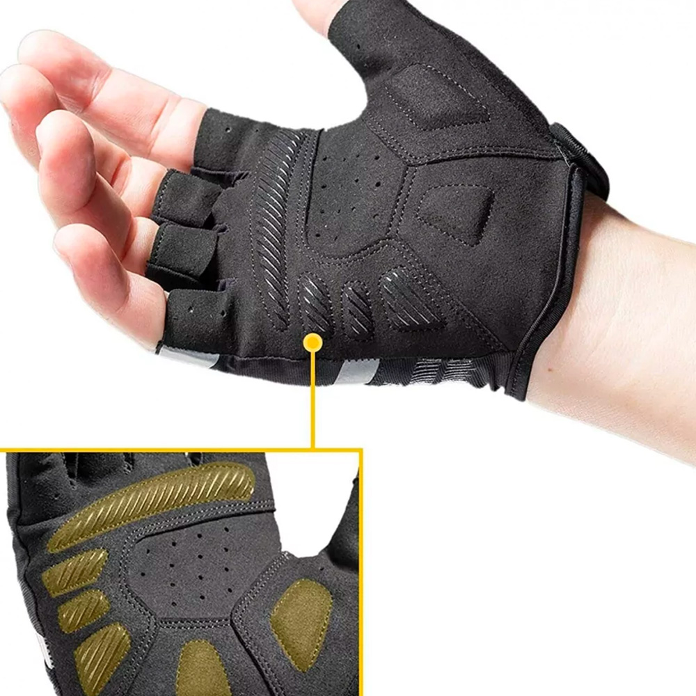 Rockbros S247 XXL Cycling Gloves, Black