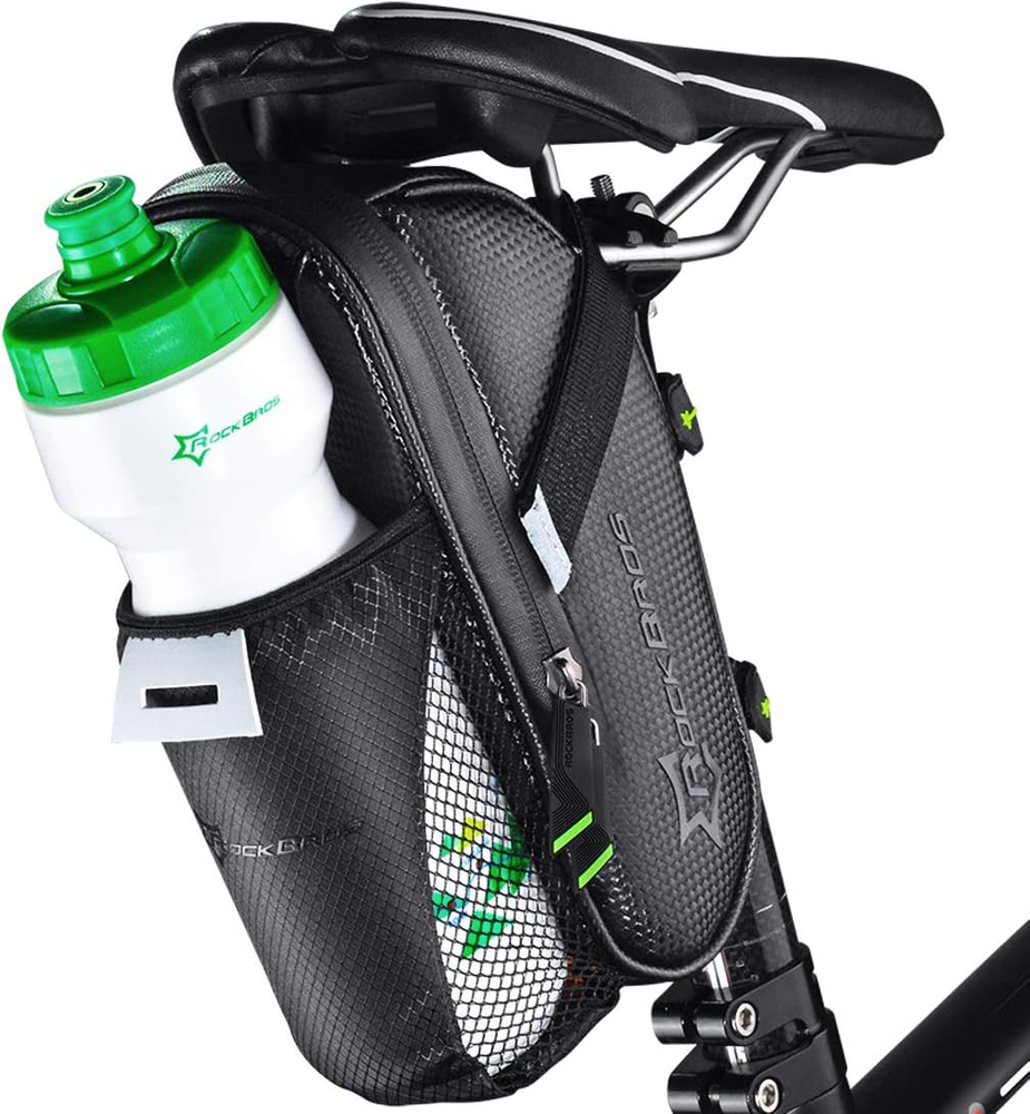 Rockbros C7-1 vandeniui atsparus dviračio balnelio krepšys 1.5L, juodas