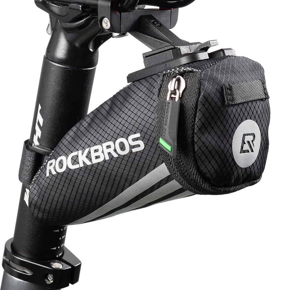 Rockbros C28 Under Saddle Bicycle Bag, Black