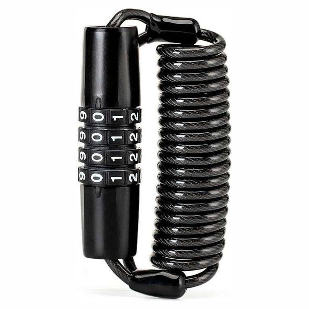 Rockbros T609 Combination Bicycle Lock, 1.5 m, Black
