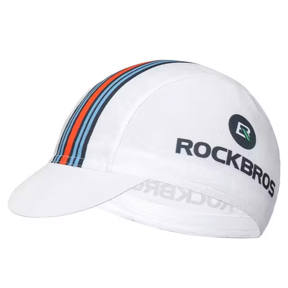Dviratininko kepurė su snapeliu Rockbros MZ10022, balta
