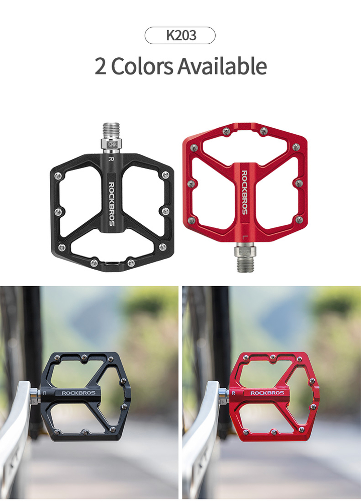 Rockbros K203-BK Bicycle Pedals, Black