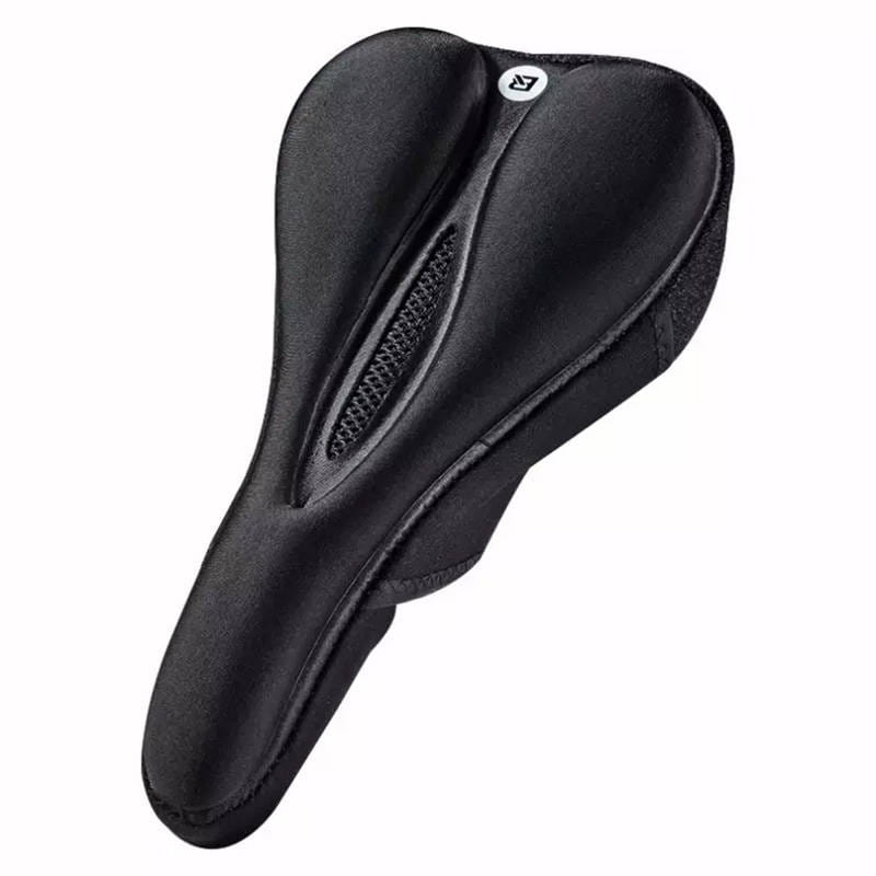 Rockbros LF047-B Silicone Gel Bicycle Seat Cover, Size L, Black