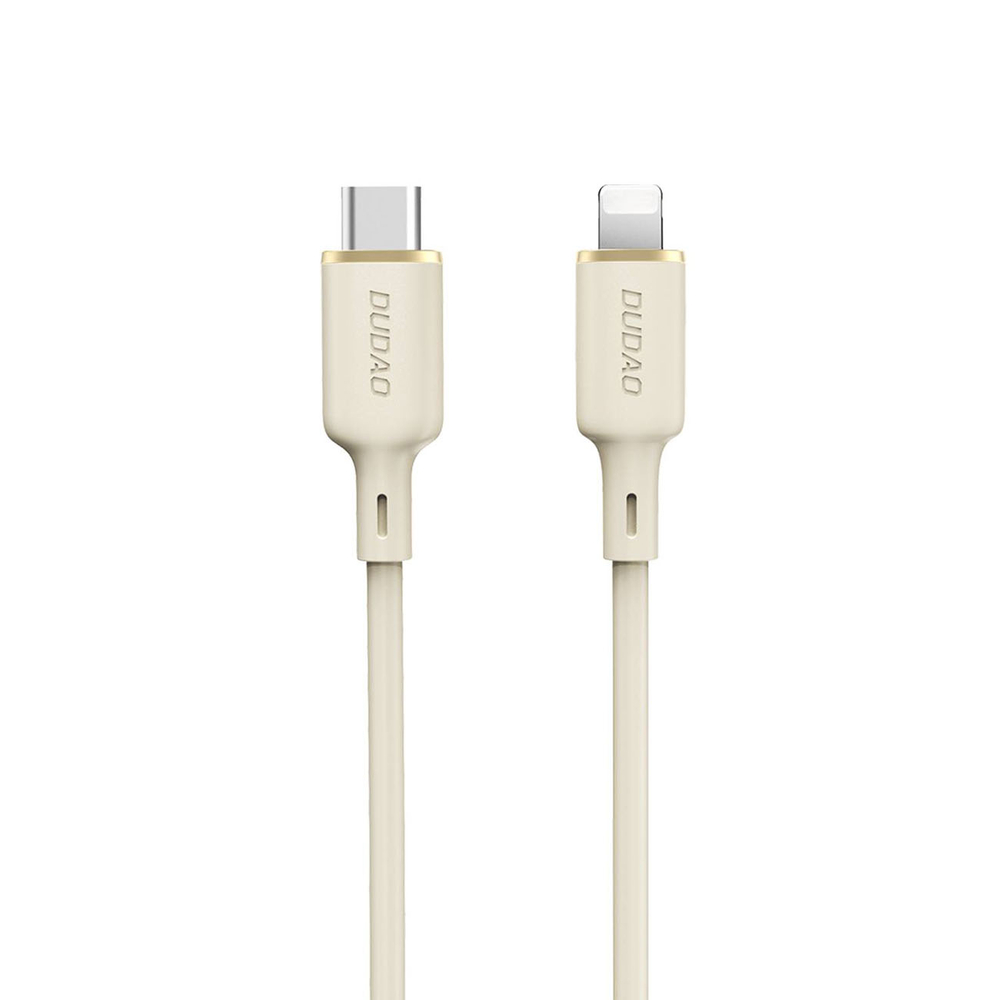 Dudao L7SCL USB-C to Lightning Cable 30W, 2m, beige